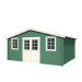  Outdoor Life Products | Tuinhuis Udo 480 x 380 | Gecoat | Platinum Grey-Wit 209867-01